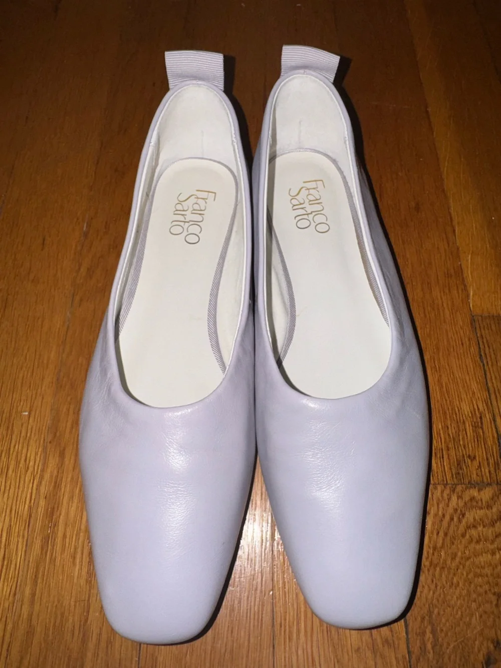Franco Sarto Leather Vana Soft Lilac Ballet flats